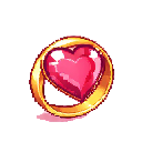 Love Ring 8bit pixel style