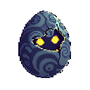 Stone Egg 8bit pixel style